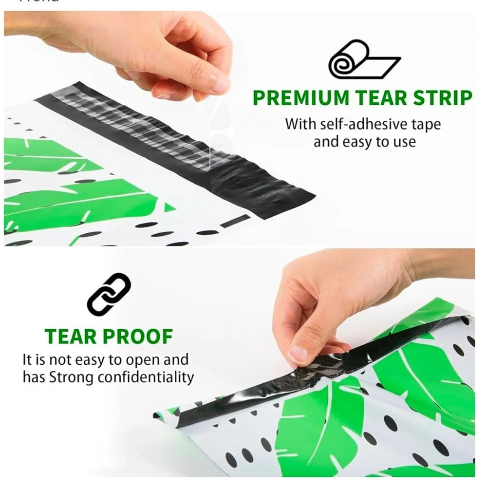 Frond Pattern‎ Polymailers - 10x13 - Pack of 25